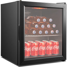 Refroidisseur de bouteilles, porte en verre, 50 litres, noir | Adexa BC50 Refroidisseur de bouteilles, porte en verre, 50 litres, noir | Adexa BC50