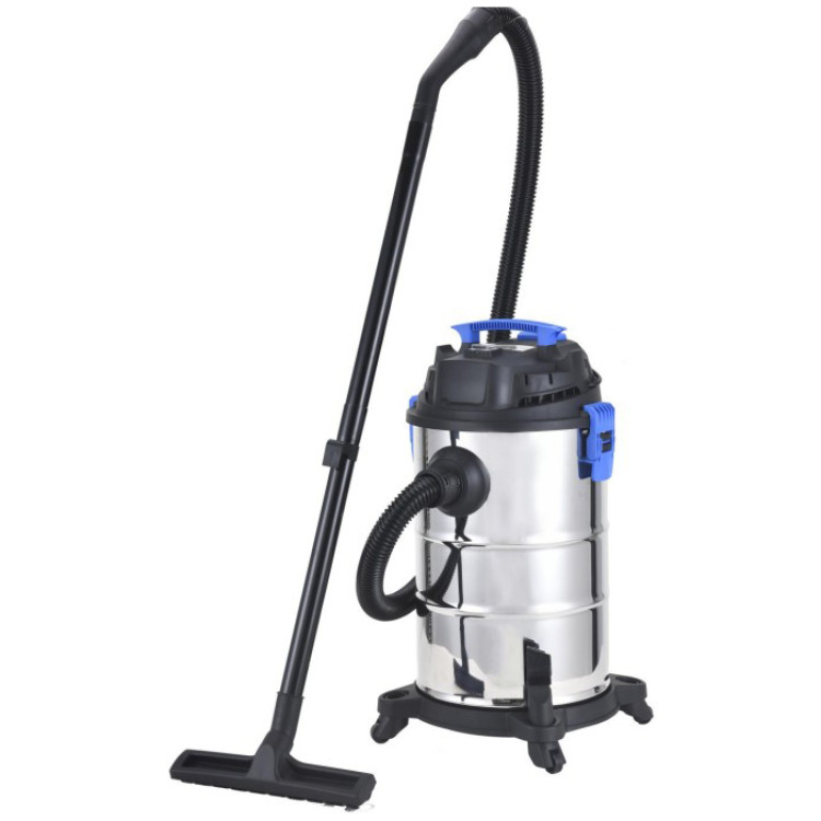 Aspirateur eau et poussière multi-usages en acier inoxydable avec prise secteur externe 30 L 1200 W | Adexa BJ1922A Aspirateur eau et poussière multi-usages en acier inoxydable avec prise secteur externe 30 L 1200 W | Adexa BJ1922A