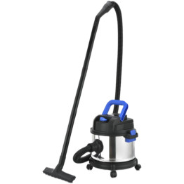 Aspirateur à sec multifonction en acier inoxydable avec fonction souffleur 15 L 800 W | Adexa BJC2411