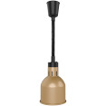 Lampe chauffante suspendue à une tête, infrarouge, chauffe-plats Ø170×261 mm, finition cuivre | Adexa BL1207