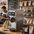 Machine à glace à l'italienne professionnelle sur pied 4–5 L/h 200 x 400 x 510 mm | Adexa ZBBQL28