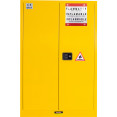 Armoire de sécurité COSHH pour matières inflammables de 90 gallons / 341 litres, de qualité B, dimensions : 1090 x 860 x 1650 mm | Adexa BY90 B GRADE 