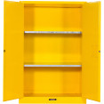 Armoire de sécurité COSHH pour matières inflammables de 90 gallons / 341 litres, de qualité B, dimensions : 1090 x 860 x 1650 mm | Adexa BY90 B GRADE 
