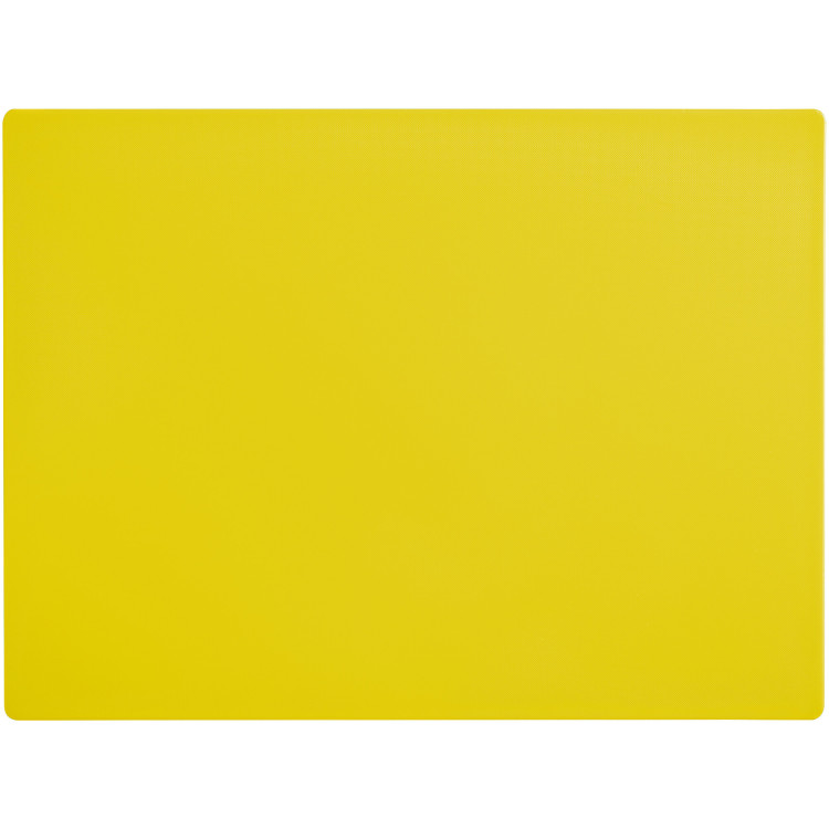 Planche à découper professionnelle jaune 325 x 265 x 13 mm | Adexa JJD3YELLOW