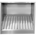 Hotte commerciale en acier inoxydable 1000×1000×350 mm avec 2 filtres 500×500 mm | Adexa CH1010S