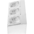 Porte-condiments professionnel comprenant 3 bacs GN1/6-100 mm et couvercles à charnière | Adexa CHD03APCFL