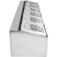 Porte-condiments professionnel comprenant 6 bacs GN1/6-100 mm et couvercles à charnière | Adexa CHD06APCFL