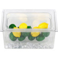 Porte-condiments réfrigéré comprenant 1 récipient GN 1/3-100 mm avec couvercle, en plastique | Adexa CHP04B