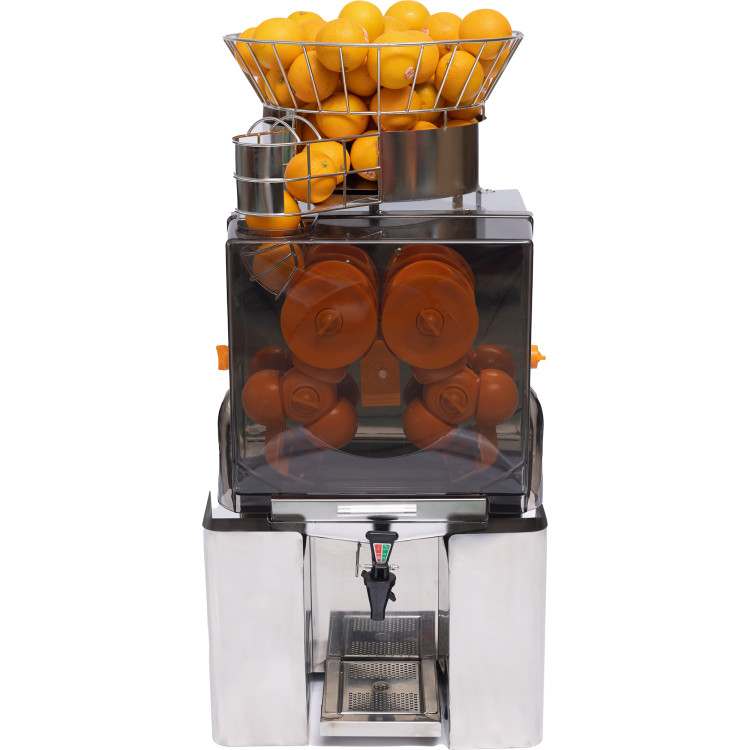 Presse-agrumes automatique avec robinet – Extracteur d'agrumes rapide pour usage professionnel 250 W | Adexa CJWDFOJ200TAP