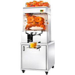 Presse-agrumes automatique professionnel avec démarrage par robinet, 20 oranges/min, 640 × 600 × 1500 mm | Adexa CJWDFOJ300TAP