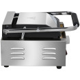 Gril à panini professionnel à contact unique 1800 W, plaques supérieure et inférieure rainurées, minuterie numérique | Adexa CU600 Gril à panini professionnel à contact unique 1800 W, plaques supérieure et inférieure rainurées, minuterie numérique | Adexa CU600