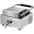 Gril à panini professionnel à contact unique 1800 W, plaques supérieure et inférieure rainurées, minuterie numérique | Adexa CU600 Gril à panini professionnel à contact unique 1800 W, plaques supérieure et inférieure rainurées, minuterie numérique | Adexa CU600