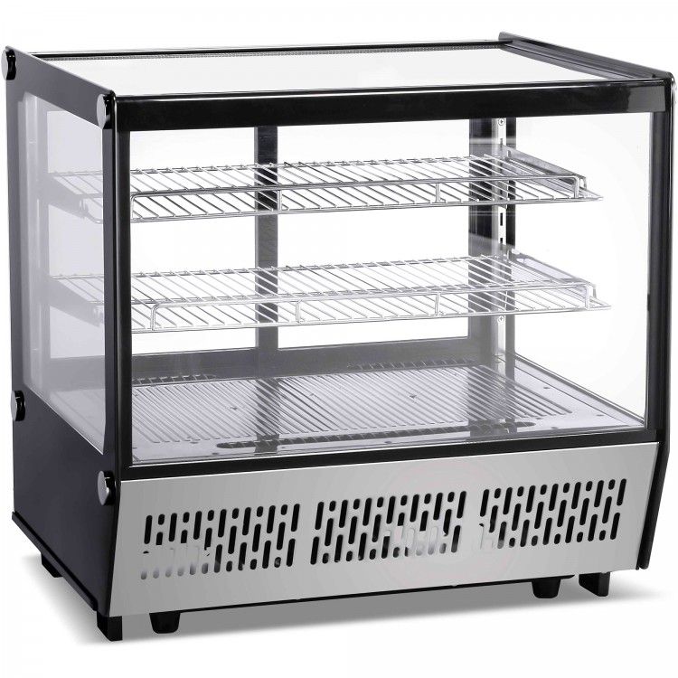 Présentoir Réfrigérateur 120 litres 2 étagères Noir | Adexa CW120B