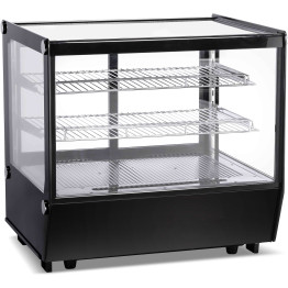 Vitrine réfrigérée 120 litres, 2 étagères, noire | Adexa CW120BLACK Vitrine réfrigérée 120 litres, 2 étagères, noire | Adexa CW120BLACK