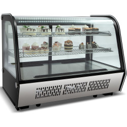Comptoir réfrigéré 880x686x568mm 2 étagères Noir Façade incurvée | Adexa CW160R Comptoir réfrigéré 880x686x568mm 2 étagères Noir Façade incurvée | Adexa CW160R