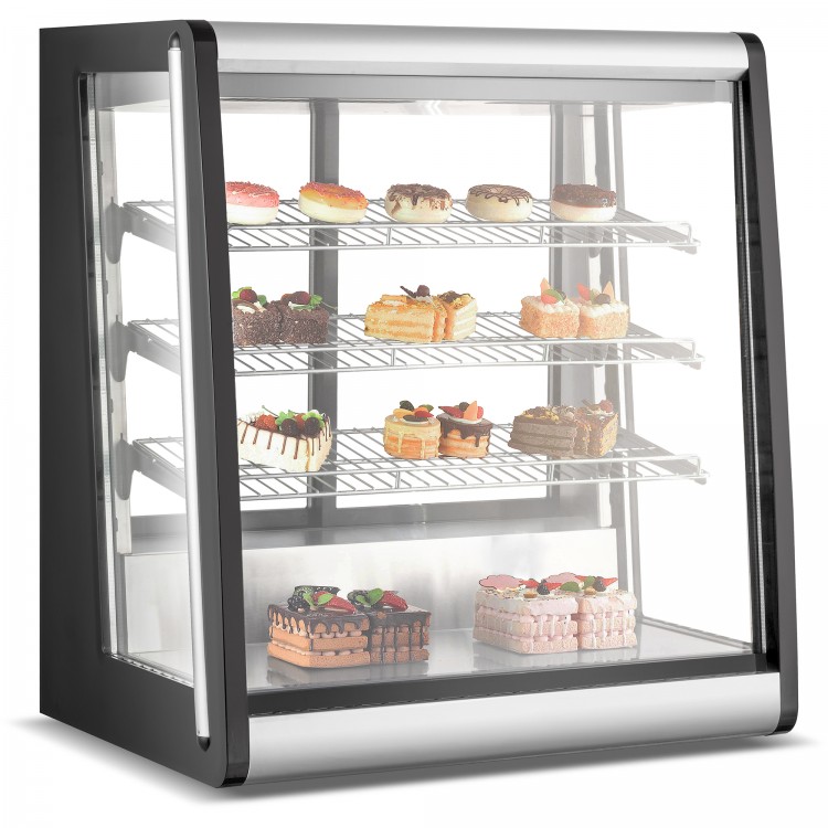 Réfrigérateur vitrine commerciale 196 litres en acier inoxydable | Adexa CW196