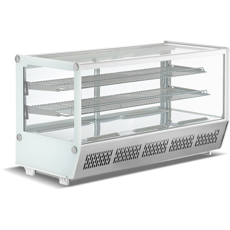 Comptoir réfrigéré 1219x568x686mm 2 étagères Noir Façade droite | Adexa CW200 Comptoir réfrigéré 1219x568x686mm 2 étagères Noir Façade droite | Adexa CW200