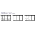 Base réfrigérée commerciale Chef Base 2 tiroirs x 6 GN 1/1 Compatible 1524×820×635mm | Adexa DCB5260