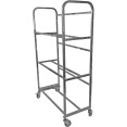 Chariot d'égouttage professionnel pour paniers de lave-vaisselle Acier inoxydable 30 paniers 1070x470x1705mm | Adexa DDT30