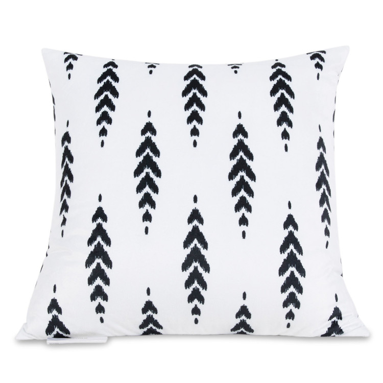 Kuddfodral 50x50cm Vit avec monstre noir | Siexa DPC50502 Kuddfodral 50x50cm Vit avec monstre noir | Siexa DPC50502