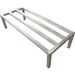 Rayonnage de stockage commercial en aluminium 1219 x 508 x 305 mm, charge admissible de 750 kg | Adexa DR12230