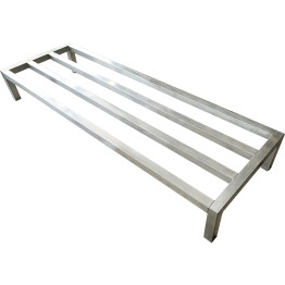 Rayonnage de stockage commercial en aluminium 1524 x 508 x 203 mm, charge admissible de 750 kg | Adexa DR15220