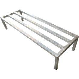 Rayonnage de stockage commercial en aluminium 1524 x 508 x 305 mm, charge admissible de 750 kg | Adexa DR15230