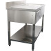 Évier Professionnel Inox 1500x700x950mm 1 bac à droite 1 tiroir Crédence | Adexa DSA150701DR
