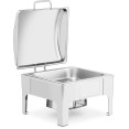 Chafing dish hydraulique GN2/3 en acier inoxydable 6 litres | Adexa DTC1114