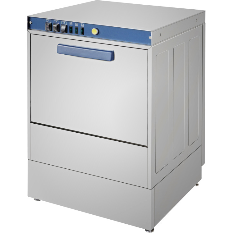 Lave-vaisselle 540 assiettes/heure Panier 500 mm Pompe de vidange Pompe de rinçage Pompe de détergent 13A | Adexa DWASH50XL