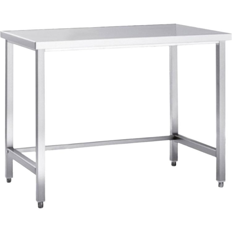 Table de travail professionnelle en acier inoxydable 800 x 700 x 965 mm | Adexa DW7080WO