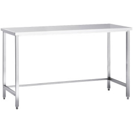 Table de travail professionnelle en acier inoxydable 1400 x 700 x 965 mm | Adexa DW7140WO