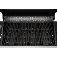 Barbecue à gaz professionnel 4 brûleurs avec brûleur latéral, armoire et grille de maintien au chaud 1330×570×1120 mm GPL | Adexa E34MJ12S52M45T45SB Barbecue à gaz professionnel 4 brûleurs avec brûleur latéral, armoire et grille de maintien au chaud 1330×570×1120 mm GPL | Adexa E34MJ12S52M45T45SB
