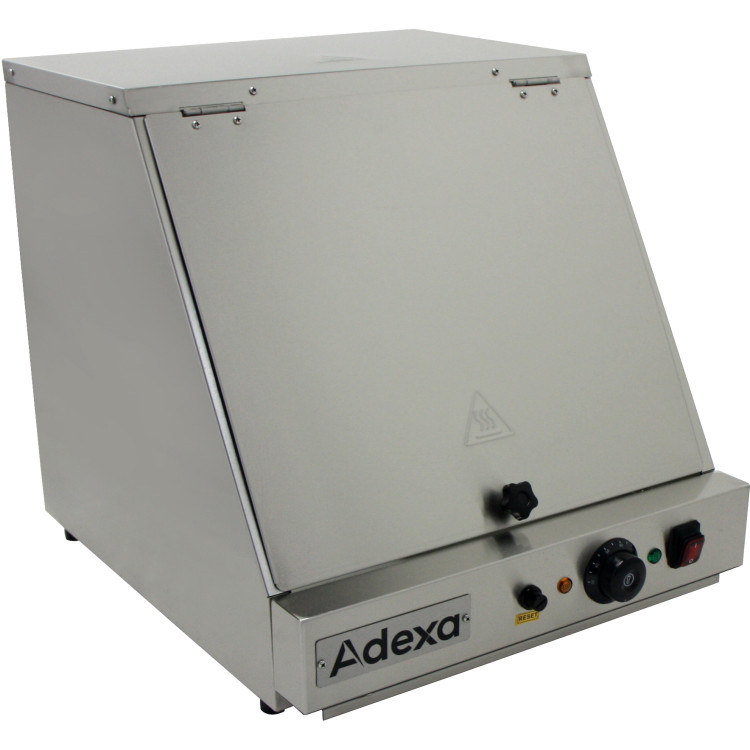 Bac à copeaux électrique 1,3 kW, plateau de table 380 mm | Adexa ECW1