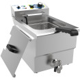 Friteuse électrique professionnelle de comptoir à cuve unique 12,2 L 299 × 510 × 390 mm | Adexa EF121VW