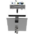 Friteuse électrique professionnelle de comptoir à cuve unique 12,2 L 299 × 510 × 390 mm | Adexa EF121VW