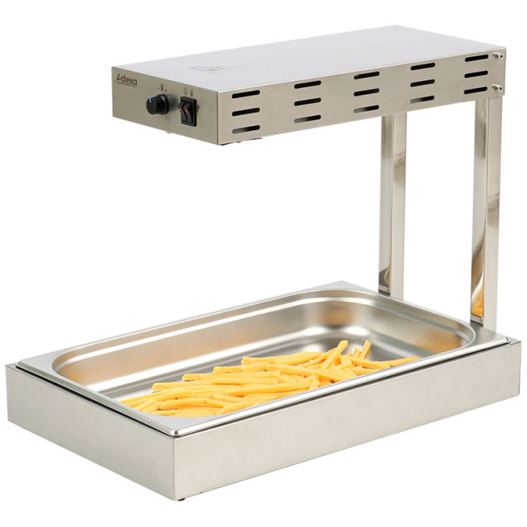 Chauffe-plats et frites professionnel 1xGN1/1 | Adexa EFC01B