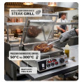 Gril à steak électrique de comptoir professionnel - 55 cm 3 kW | Adexa EG02