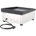 Plancha Professionnelle Lisse 360x380mm Plaque émaillée 1.5kW Electrique | Adexa EG3638