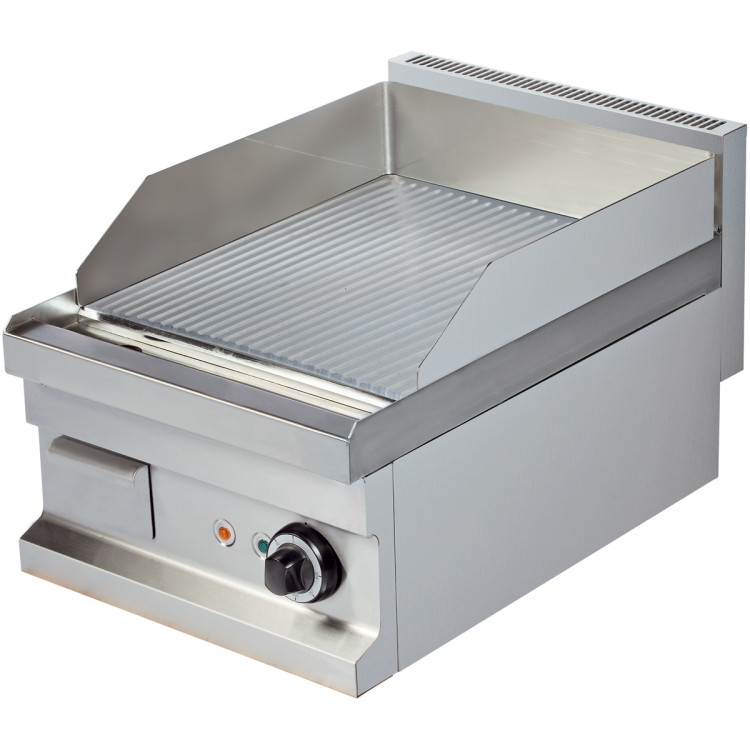 Plancha électrique professionnelle Rainurée 1 zone 4,1kW  | Adexa Hotmax 600 EG604G