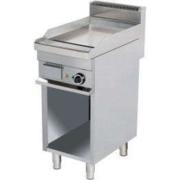 Plancha électrique professionnelle sur fond ouvert Lisse 1 zone 4,1kW | Adexa Hotmax 700 EG711