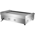 Plaque de cuisson électrique chromée professionnelle 4400 W 730 × 470 × 240 mm | Adexa EG820DCHROME