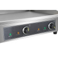 Plaque de cuisson électrique chromée professionnelle 4400 W 730 × 470 × 240 mm | Adexa EG820DCHROME