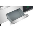 Plaque de cuisson électrique chromée professionnelle 4400 W 730 × 470 × 240 mm | Adexa EG820DCHROME