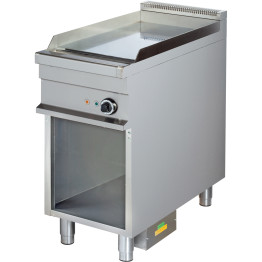 Fry top sur fond ouvert Electrique Smooth 1 zone 6kW | Adexa Hotmax 900 EG911