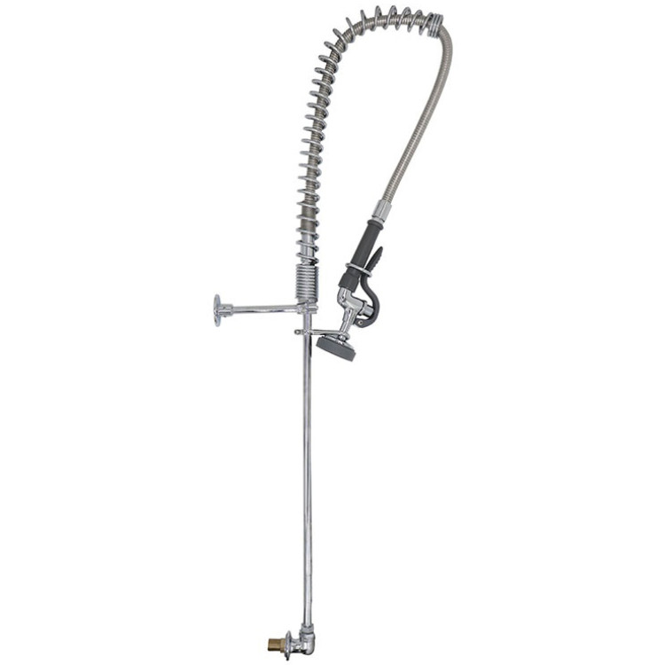 Robinet mélangeur à montage sur crédence avec colonne montante de 51 cm et flexible de 94 cm, en laiton chromé | Adexa EQ2811A