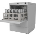 Lave-verres professionnel avec panier de 350 mm et pompe de rinçage | Adexa EVW12 - FABRIQUÉ EN EUROPE
