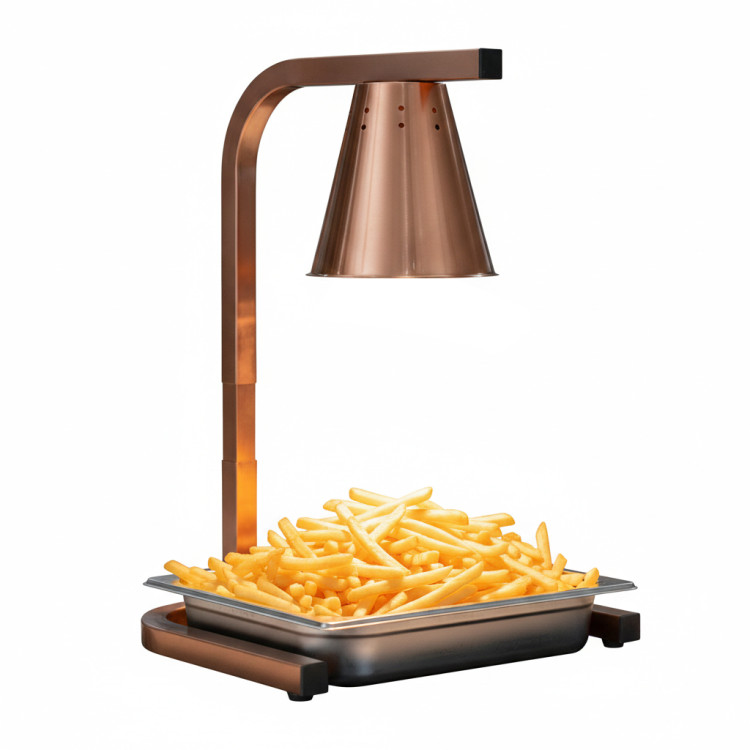 Chauffe-plats professionnel GN1/2 – 1 lampe chauffante 230×560×305 mm 250 W Or | Adexa EWL03G1 Chauffe-plats professionnel GN1/2 – 1 lampe chauffante 230×560×305 mm 250 W Or | Adexa EWL03G1