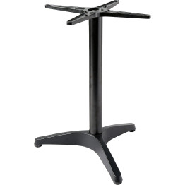 Pied de table tripode en aluminium noir 600 x 720 mm | Adexa F005