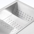 Station de copeaux de table en acier inoxydable | Adexa FFS01A